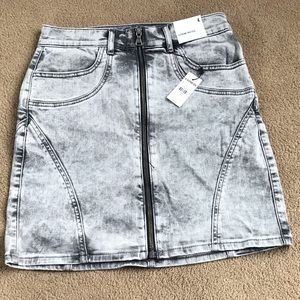 NWT! Acid Wash Skirt